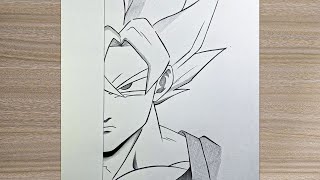 How to Draw Goku Step by Step – Easy Tutorial for Beginners! 🔥