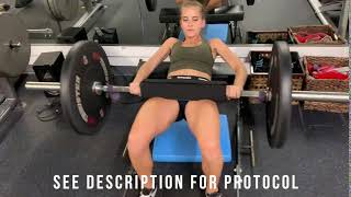 Barbell Hip Thrust Pyramid