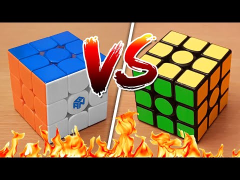 Stickers VS Stickerless Rubik's Cubes