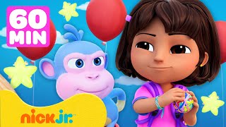 Dora | Brincadeiras, Brincadeiras e Mais Brincadeiras da Dora por 60 Minutos! | Nick Jr.