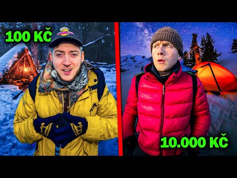 100 KČ VS. 10.000KČ PŘEŽITÍ PŘES NOC V PŘIRODĚ (ACTION verze)