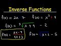 Finding Inverses of Functions: A Step-by-Step Guide