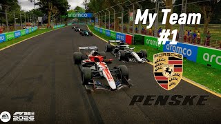 The start of a new career! Last laps drama. Crazy strategy! My team episode 1