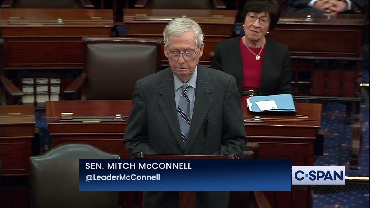 Sen. Mitch McConnell (R-KY): “This will be my last term as Republican leader of the Senate.”