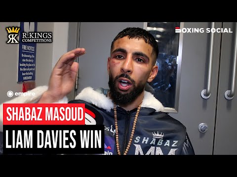 Shabaz Masoud EMOTIONAL REACTION To Liam Davies Victory