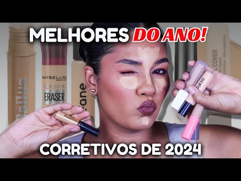 MELHORES CORRETIVOS DE 2024 - TOP CORRETIVOS FAVORITOS DO ANO!