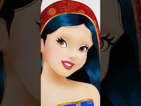 Snow White’s transformation #asokamakeup #disney #digitalart #shorts