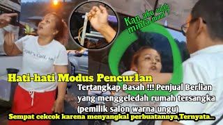 Momen tersangka tertangkap basah "Kan aku udah minta maaf" || Waspada pen1puan cur1 3mas #pencurian