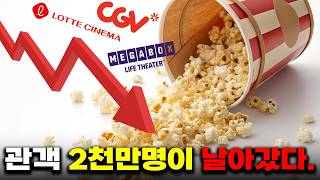 2000억원이 날아갔다. 진짜 폭싹 망해가는 한국 극장가... 아무튼 건?강해지고 있다는거임..