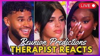 Love Island USA’ Season 7 Reunion Predictions (Live Stream)