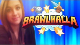 MÄDEL SPIELT MIT! FUNNY MOMENTS | Brawhalla|Eti