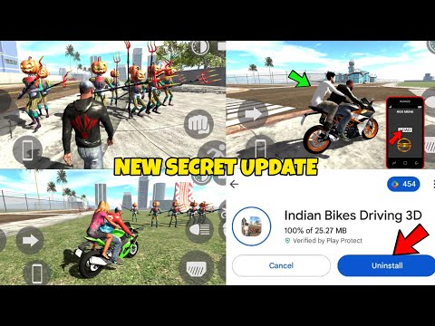 Pumpkin+ Npc Bike Ride Cheat Code 😱|| New Secret Update || indian bike driving 3d || indian bike