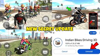 Pumpkin+ Npc Bike Ride Cheat Code 😱|| New Secret Update || indian bike driving 3d || indian bike