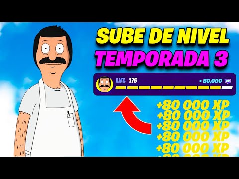 [MAPA de XP SIN CONTADOR] Como *SUBIR RAPIDO DE NIVEL* en FORTNITE *MAPA EXPERIENCIA* Temporada 3
