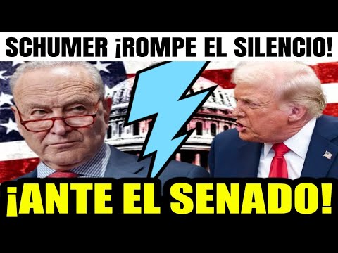 Última hora de EEUU, LÍDER Demócrata Chuck Schumer ¡ARREMETE! contra Donald Trump en el SENADO
