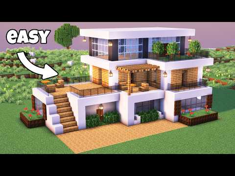 Minecraft Ultimate Modern House Tutorial⚒️