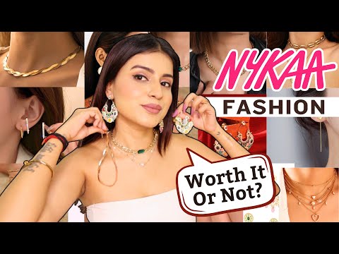 NYKAA FASHION HAUL | Nykaa Fashion Jewellery Haul | Nykaa Fashion Sale Earrings Chains & More