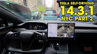 Tesla Self-Driving 14.3 Conquers NYC!