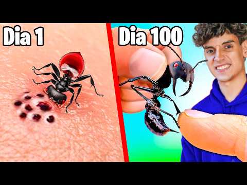 🩸Construí Peligrosa Granja de Hormigas Venenosas en 100 Dias🩸