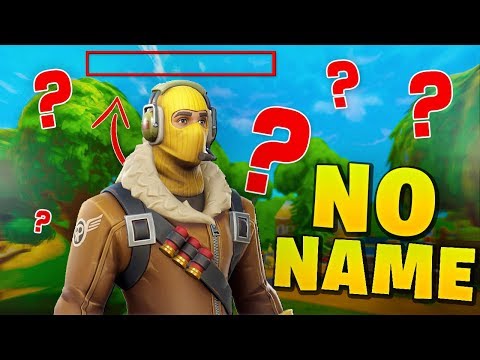 Playing Fortnite with NO NAME - Fortnite Funny Moments