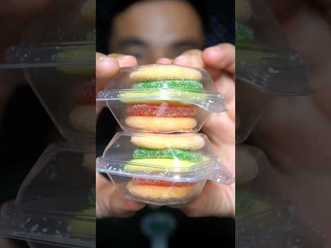 Kẹo Dẻo Hamburger Mini Nội Địa Trung #tienqb #mukbang #food