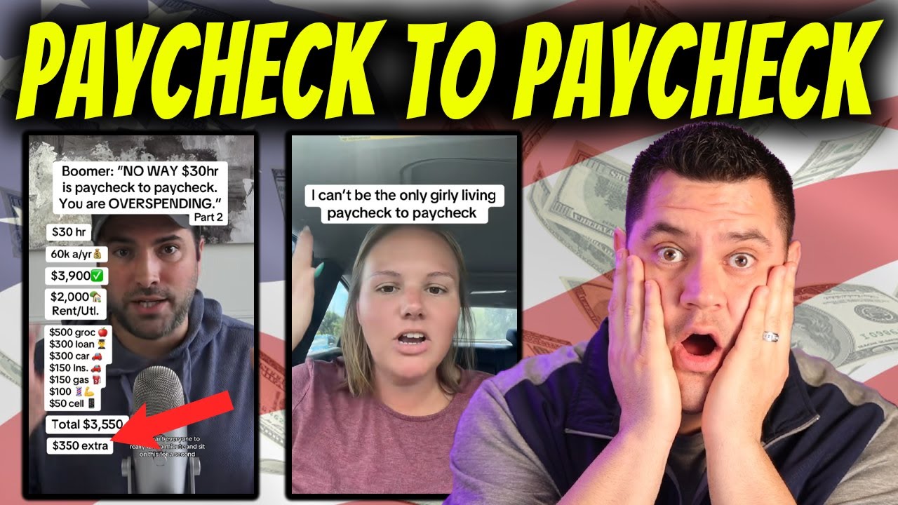 Americans Learn To Live Paycheck To Paycheck | Millions Struggle
