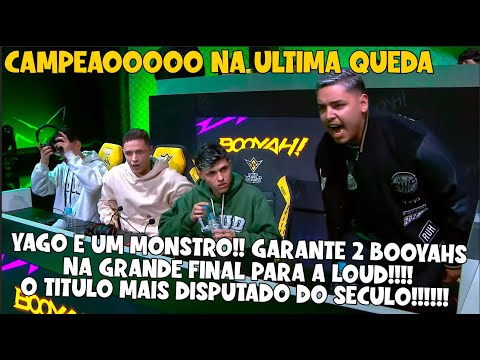CAMPEAO NO ULTIMA QUEDA! YAGO UM MONSTRO GARANTE 2 BOOYAHS PRA LOUD - FLUXO VS LOS, PERDEU O TRONO?