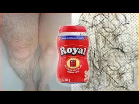 PARE DE DEPILAR JÁ! USE PÓ ROYAL para REMOVER PELOS  Sem DOR