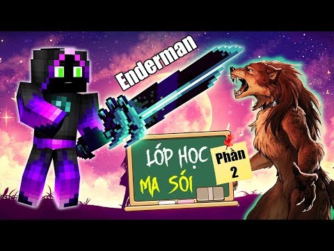 Minecraft Lớp Học Ma Sói (Phần 2) #13- TRẬN CHIẾN GIỮA ENDERMAN TÍM VÀ ENDERMAN XANH 🐺 vs 😈 (HẾT)