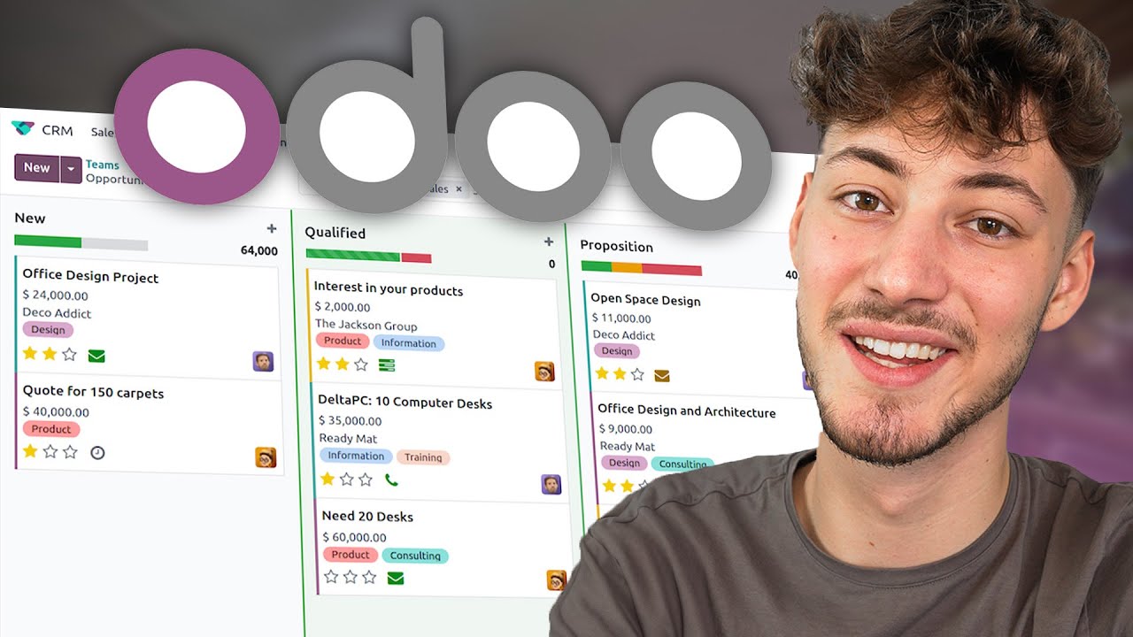 Odoo CRM Tutorial 2025 (How To Use Odoo as a CRM) | 08.12.2024

Learn how to use Odoo as a CRM in this tutorial. Discover the features and benefits of using Odoo CRM for your business in 2025!