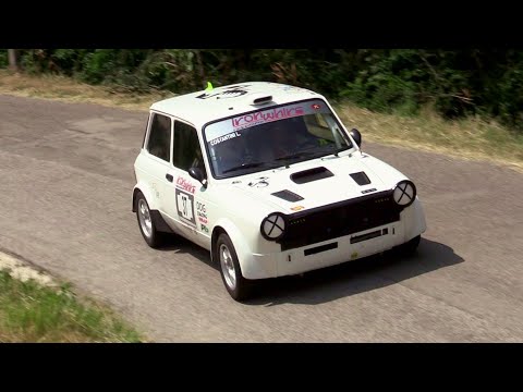 160hp Autobianchi A112 swap 1.3 Fire - Slalom Tredozio 2025 | Race, POV on board & pure intake sound