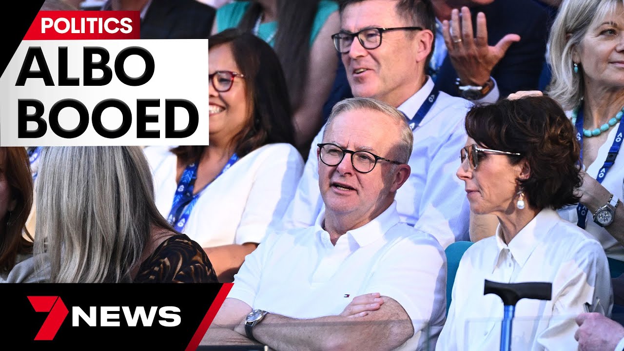 Prime Minister Anthony Albanese booed at Australian Open