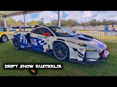 Drift Show and exclusive car show in Australia | Celebration of Motorsport| Mclaren P1 Mclaren Senna