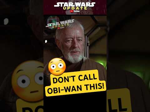 Don't call Obi-Wan Kenobi THIS! #starwars #shorts