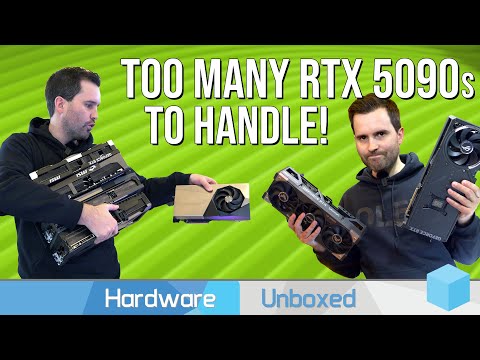 42 Graphics Cards! Hands-On With RTX 5090, RTX 5080, RX 9070 XT, RTX 5070 and More