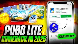 PUBG MOBILE LITE INDIA COME BACK IN 2025 ? SAMSUNG A3,A5,A6,A7,J2,J5,J7,S5,S6,S7,S9,A10,A20,A30p