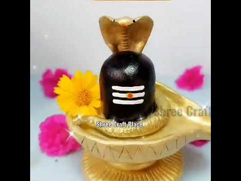 Shivling Making/मिट्टी से शिवलिंग बनाए#diy#shorts#easy#viral#shreecraftplace