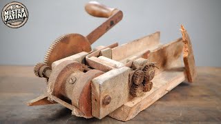 Restoration of a Forgotten Tobacco Cutter | New Blades, New Life