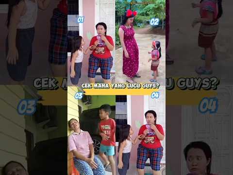Yang Pakai Baju Merah Rakus🤣 Mana Yang Lucu Gaes?#comedy #feedshorts #shortvideo