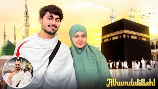 Our First Umrah Alhamdulillah | Madina to Makkah - VLOG 
