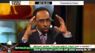 Michael Jordans Reaction To Lebron James 23
