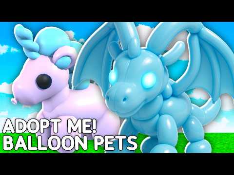NEW Balloon Pets In Adopt Me Summerfest! Pet Concepts Roblox