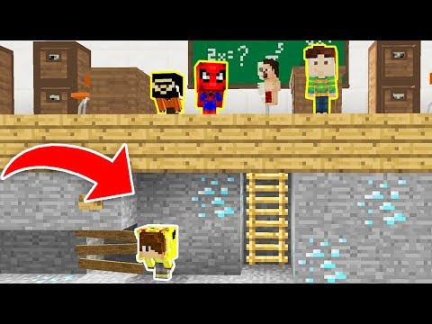 Minecraft BİLİNMEYEN İMKANSIZ OKUL'DAN KAÇIŞ!