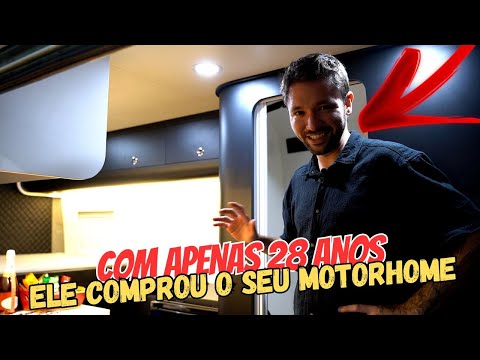 JOVEM DE 28 ANOS, IRÁ VIVER INTEGRALMENTE EM UM MOTORHOME; TRABALHANDO E CURTINDO O MUNDO.