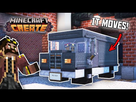 Starting my DELIVERY NETWORK in Minecraft Create Mod!