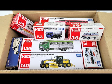 ASMR☆ 7 Minutes Satisfying with Unboxing Tomica Toys，Miniature Cars Collection ASMR | Review Toys