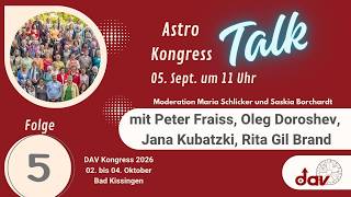 Astro Kongress Talk 2026 – Folge 5, 5. September 2026