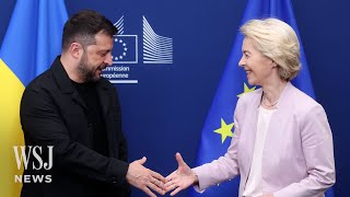 EU Leaders Will Join Zelensky to Meet With Trump in Washington | WSJ News