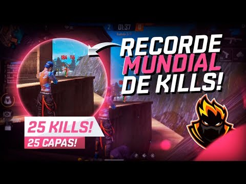 RECORDE MUNDIAL DE KILLS NO FREE FIRE! MODO CONTRA-SQUAD! BLACKN444