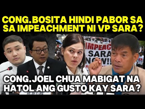 CONG.BOSITA HINDI PABOR SA IMPE@CHMENT NI SARA|CONG.JOEL CHUA MABIG@T NA HAT0L GUSTO PARA KAY SARA